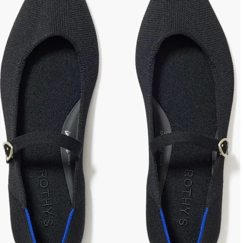 Rothy's Point Mary Jane II Black